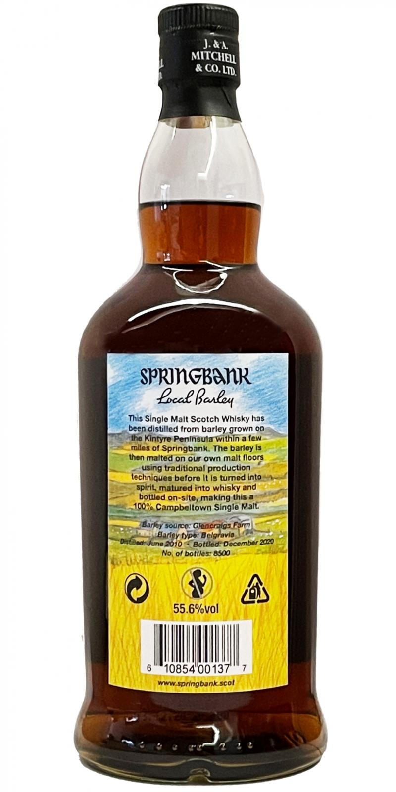 SPRINGBANK Local Barley 10年 700ml 55.2% springbank-local-barley-2017-