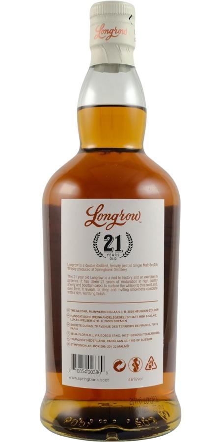 21 Years 2023 46% Limited Release - Whisky and such