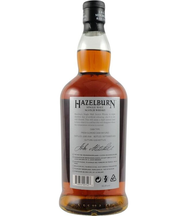 Hazelburn 15 Years Oloroso Cask Matured 55.8% 70Cl