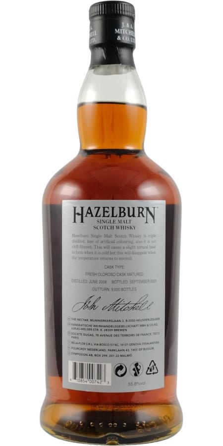 15 Years Oloroso Cask Matured 55.8% 70Cl - Whisky and such