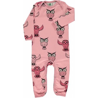 Smafolk jumpsuit Owl pink