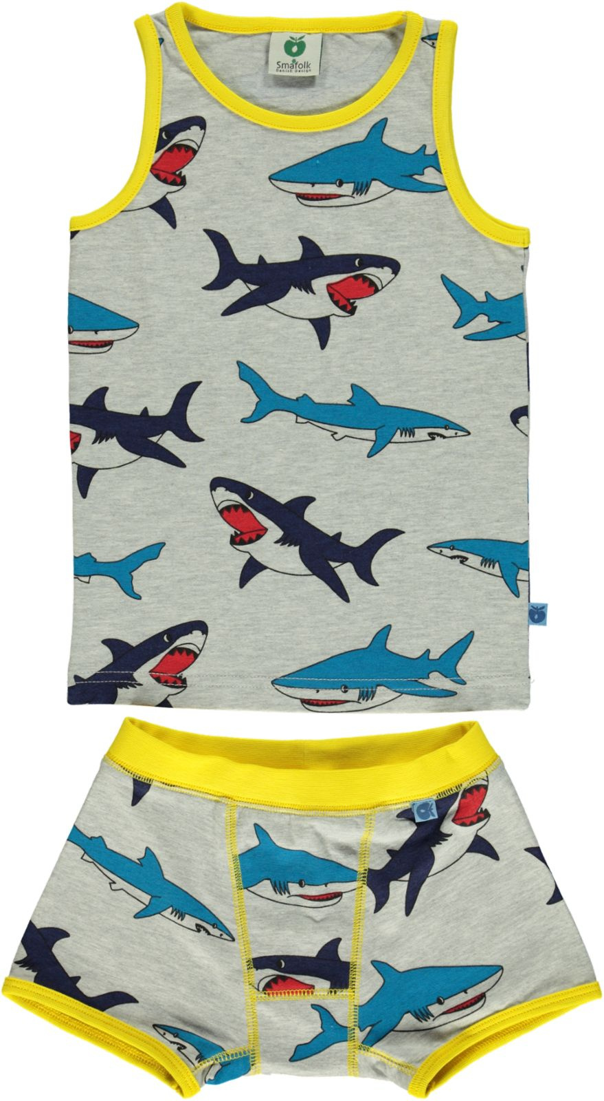 Smafolk underwear set Shark gray - KoelzKidz