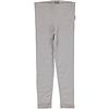 Maxomorra Light Gray Melange leggings