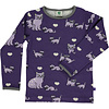 Smafolk shirt Cats purple