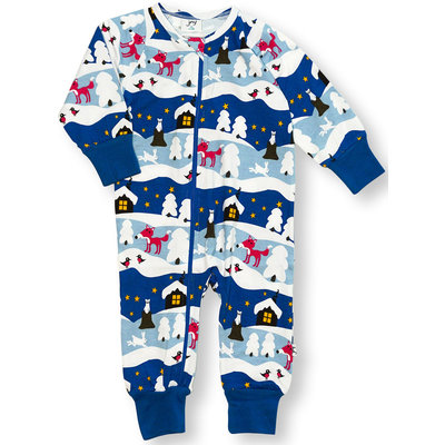 JNY jumpsuit Snowy Cottage