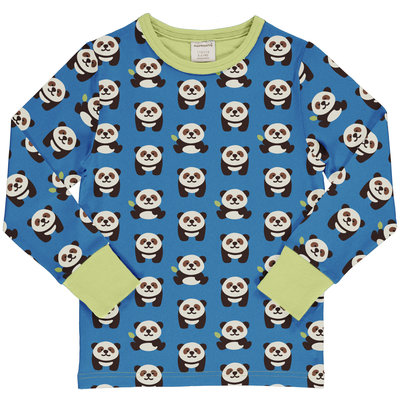 Maxomorra shirt Playful Panda ls
