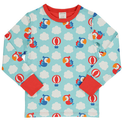 Maxomorra shirt Parrot Safari ls