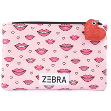 Zebra Trends pouch Kisses