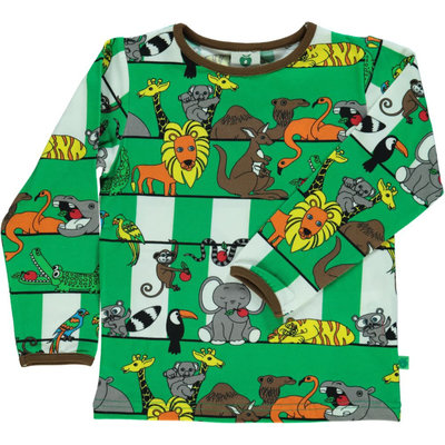 Smafolk shirt Jungle apple green