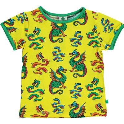Smafolk shirt Dragon yellow ss