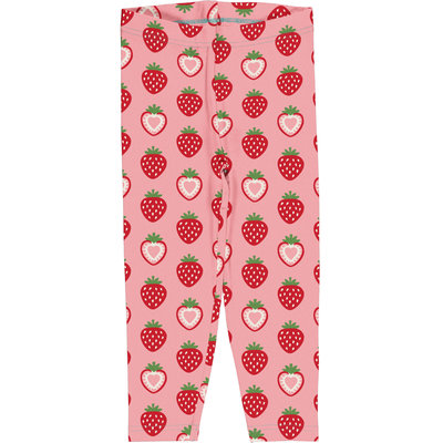 Maxomorra leggings cropped Strawberry