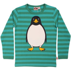 DYR shirt ls Pingvin coldgreen/lagoon