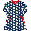 Maxomorra dress Polar Bear