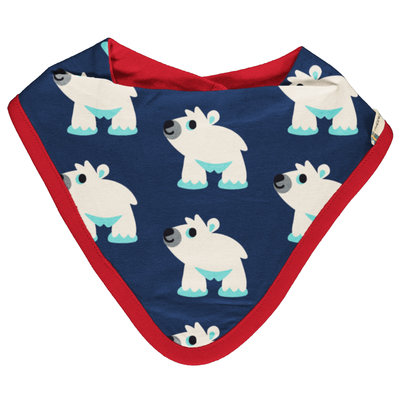 Maxomorra bib / bib dribble Polar Bear