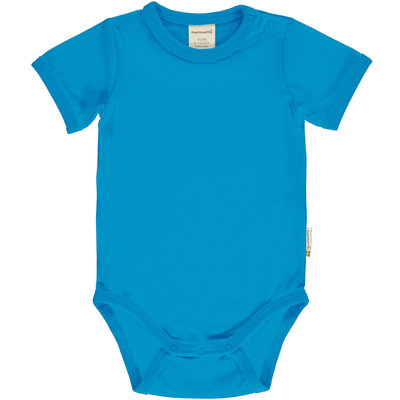 Maxomorra baby bodysuit ss Azure