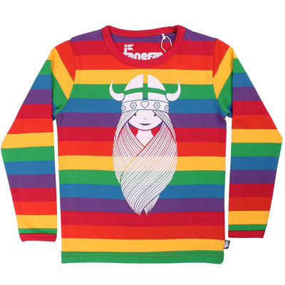 Danefae shirt ls Freja rainbow