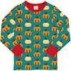 Maxomorra shirt ls Garden Pumpkin