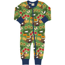 Maxomorra romper suit Garden Love