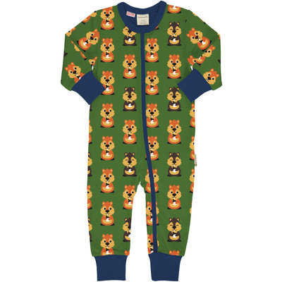 Maxomorra romper suit Garden Squirrel