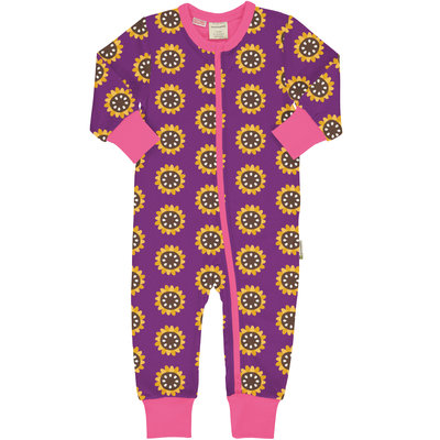 Maxomorra romper suit Garden Sunflower