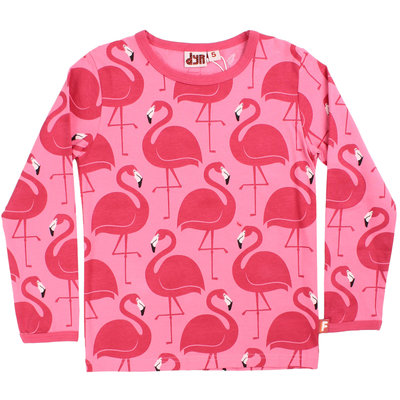 DYR shirt ls Flamingo pink