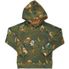 Meyadey (Maxomorra) hoodie lined Marvellous Macaw