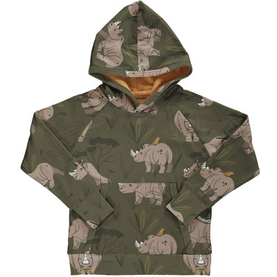 Meyadey (Maxomorra) hoodie lined Roaming Rhino