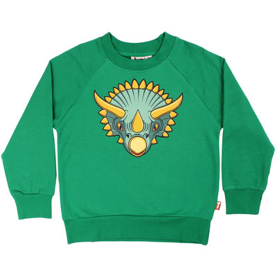 DYR sweater Triceratops green