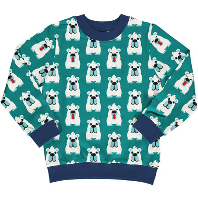 Maxomorra sweater lined Arctic Bear