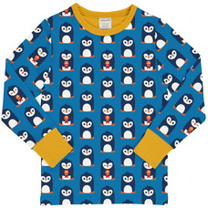 Maxomorra shirt ls Antarctic Penguin