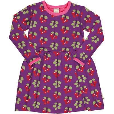 Maxomorra dress spin Arctic Berry