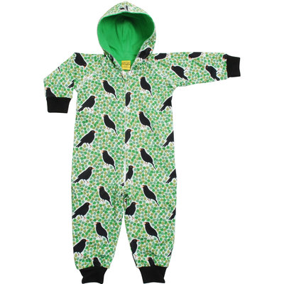 Duns Sweden onesie Black Bird green