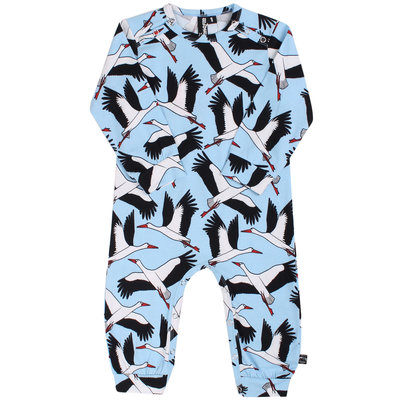 Danefae romper suit Stork light blue