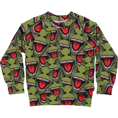 DYR sweater T-rex army