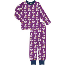 Maxomorra pajama set Swan