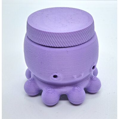 KoelzKidz 3D (teeth) storage box Octopus Purple