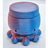 KoelzKidz Handmade (tanden) opbergdoosje Octopus blauw/rood