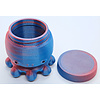 KoelzKidz Handmade (teeth) storage box Octopus blue/red