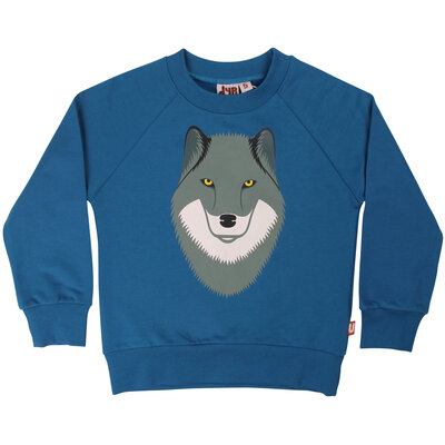 DYR sweater Ulv dusty blue