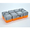 KoelzKidz Handmade Fidget Cube zilver/oranje