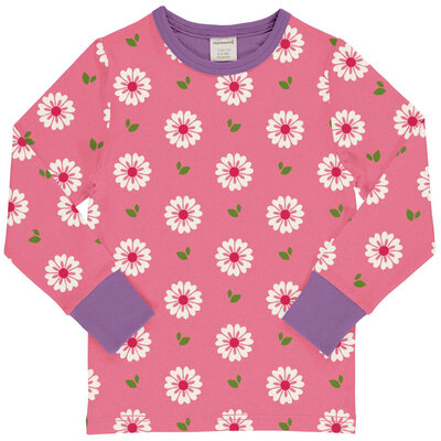 Maxomorra shirt ls Flowers