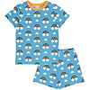 Maxomorra pajama set ss Rainbow