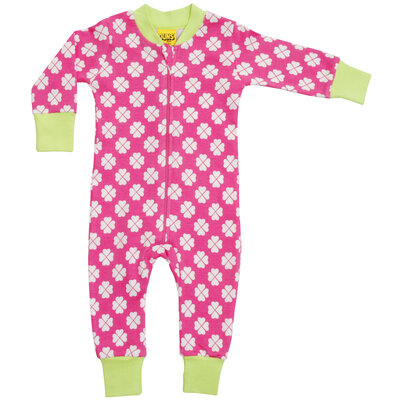 Duns Sweden zipsuit Clover pink