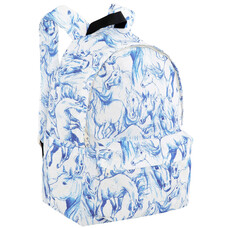 Molo backpack large Blue Horses