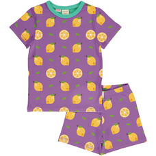 Maxomorra pyjamaset ss Lemon