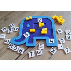 KoelzKidz3D Olifant Splitsmodel (rekenen)