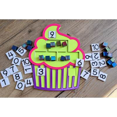 KoelzKidz 3D Cupcake Split Model (math)