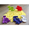 KoelzKidz3D Dino filling molds / sand molds (5 pieces)