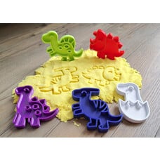 KoelzKidz3D Dino vulvormen / zandvormen (5 stuks)