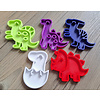 KoelzKidz3D Dino vulvormen / zandvormen (5 stuks)